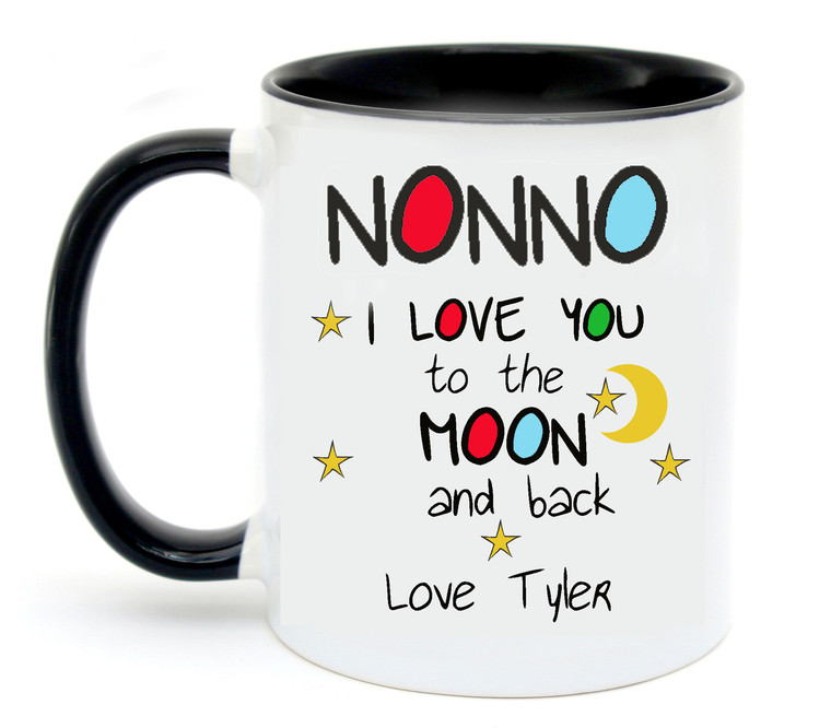 Nonno I/We Love You To The Moon & Back Coffee Mug