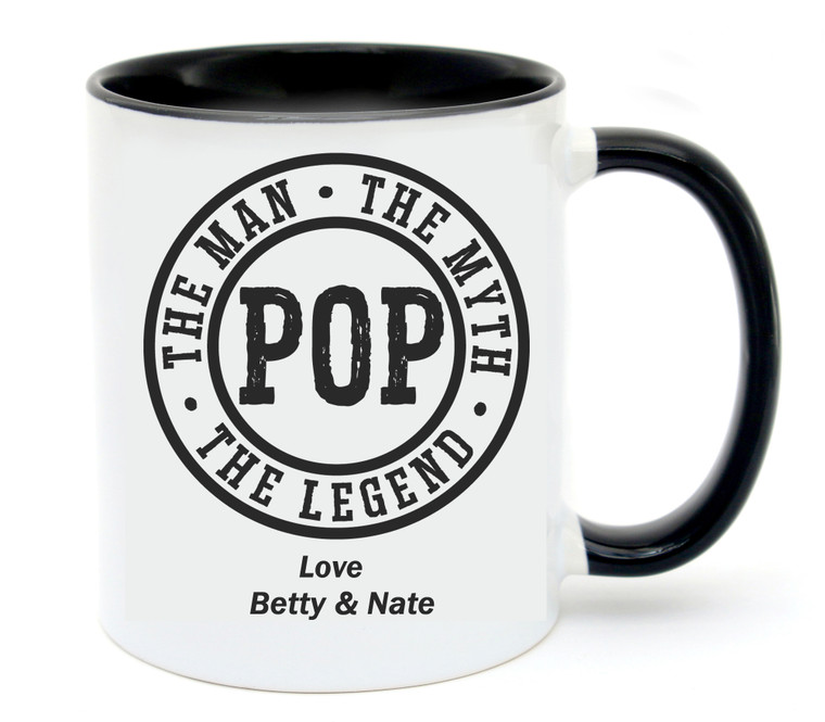Pop The Man The Myth The Legend Mug