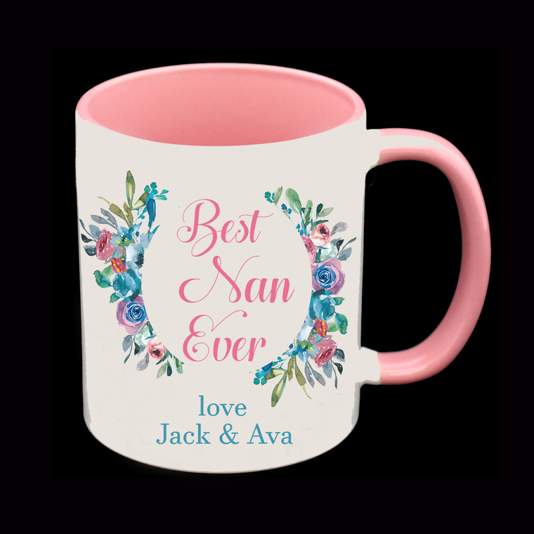 Personalised Best  Nan/Nanna/Nanny Ever Mug