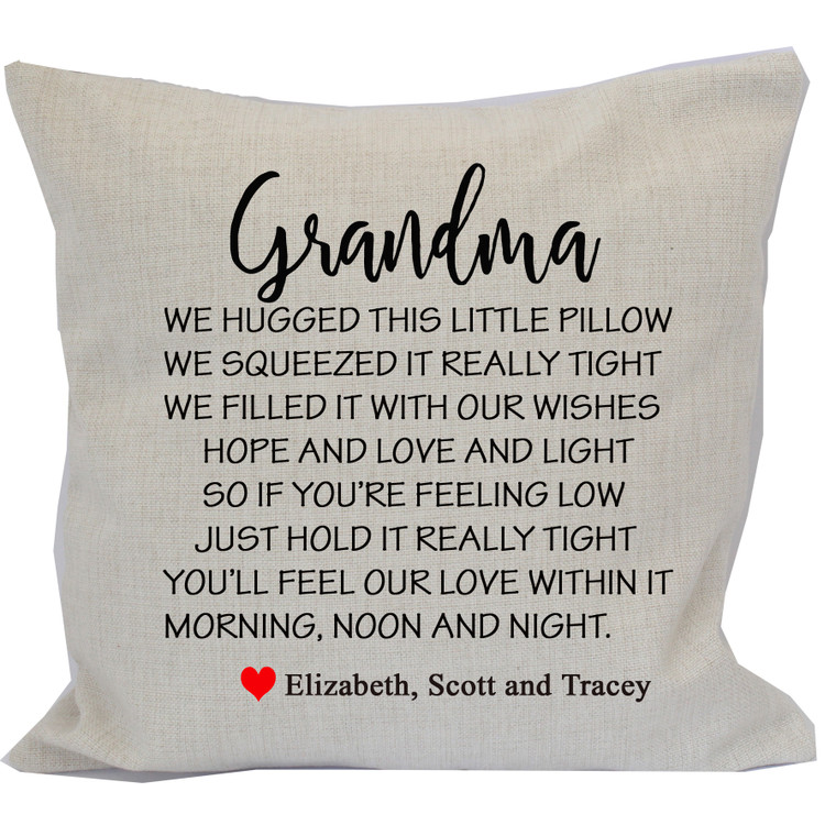  Personalised Grandma Hug Cushion