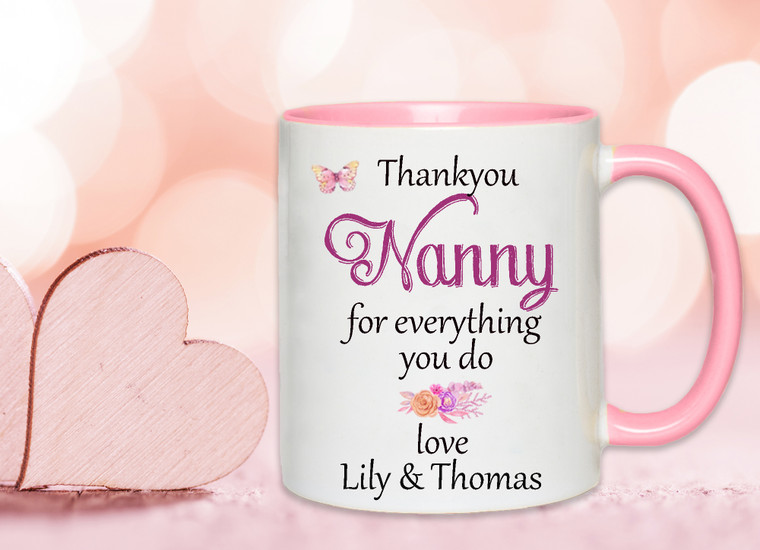 Nanny World Personalised Mug