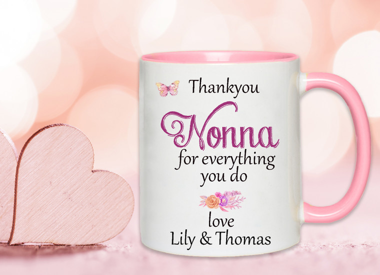 Nonna Thank you Personalised Mug