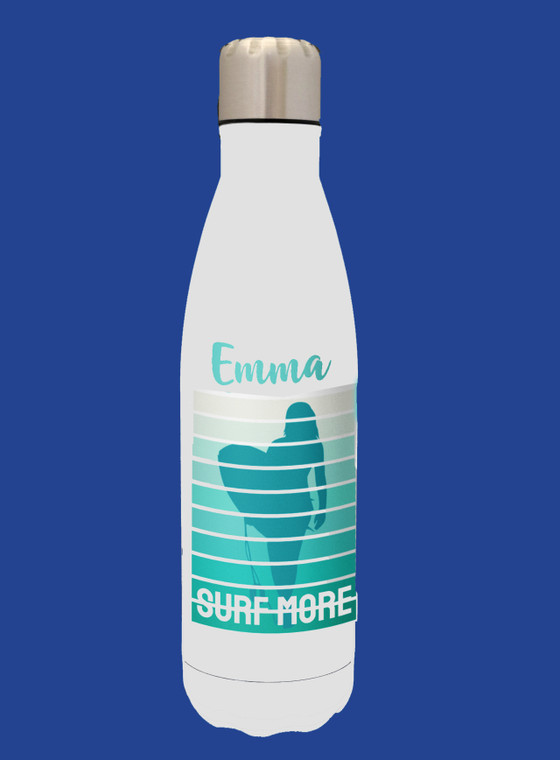 Personalised Surfing Drink Bottle 