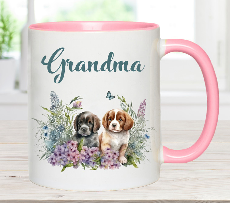Personalised Name Puppy Dogs Mug