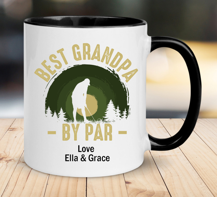 Best Grandpa by Par Golf Personalised Mug