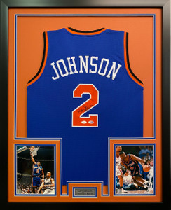 Classic Framed Basketball Jersey with 2 Photos and Nameplate