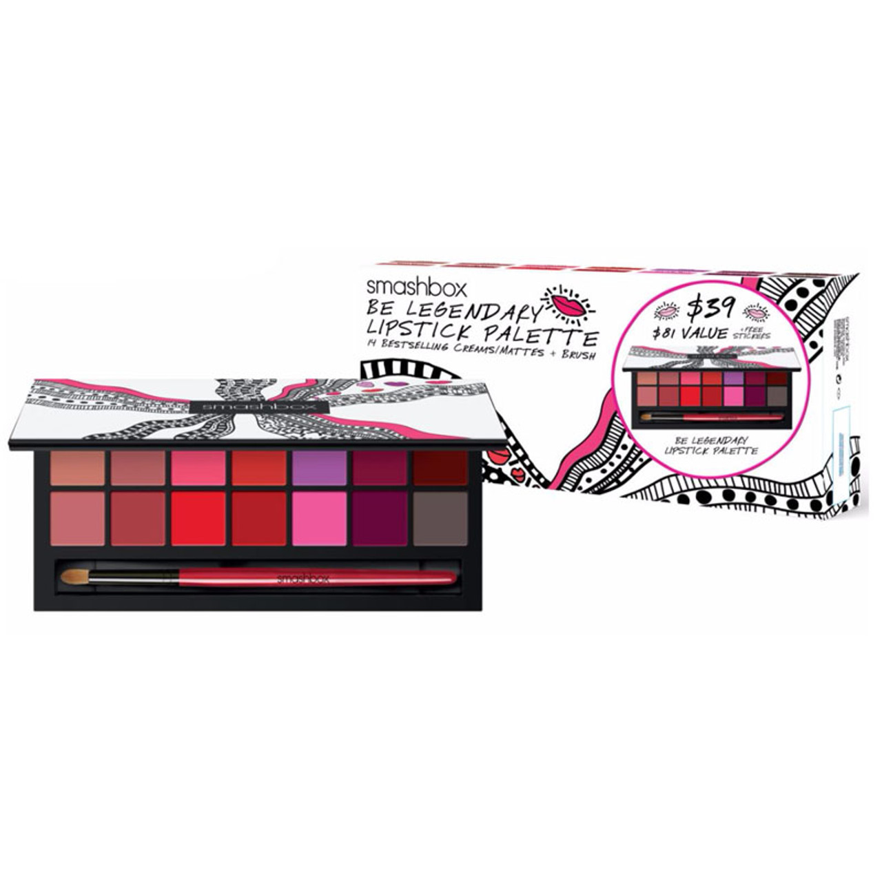 Smashbox Be Legendary Matte Lipstick Palette