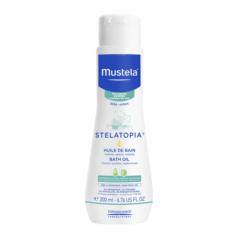 Mustela Stelatopia Bath Oil (6.76 oz.) Beauty Bridge
