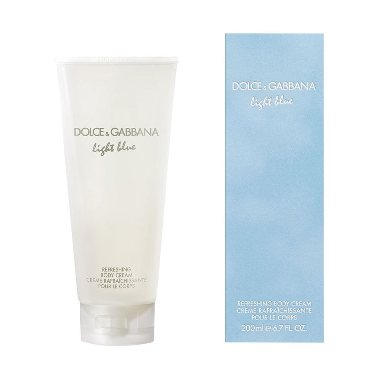 DOLCE & GABBANA - Light Blue Refreshing Body Cream 6.7 oz