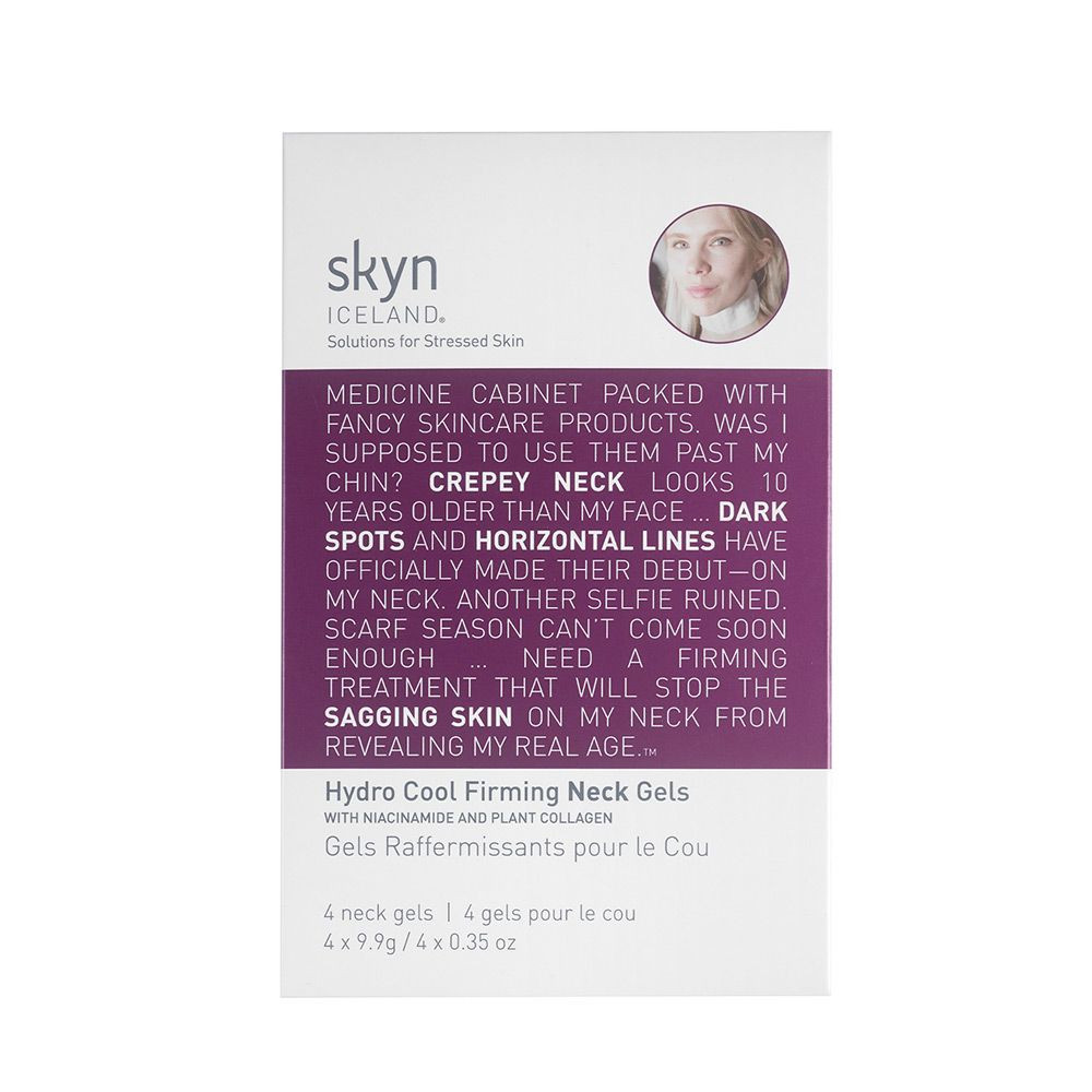 skyn ICELAND Hydro Cool Firming Neck Gels 4Pack Beauty Bridge