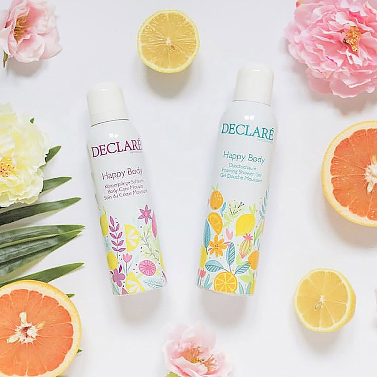 DECLARE Happy Body Shower Foam Aerosol Can Beauty Bridge