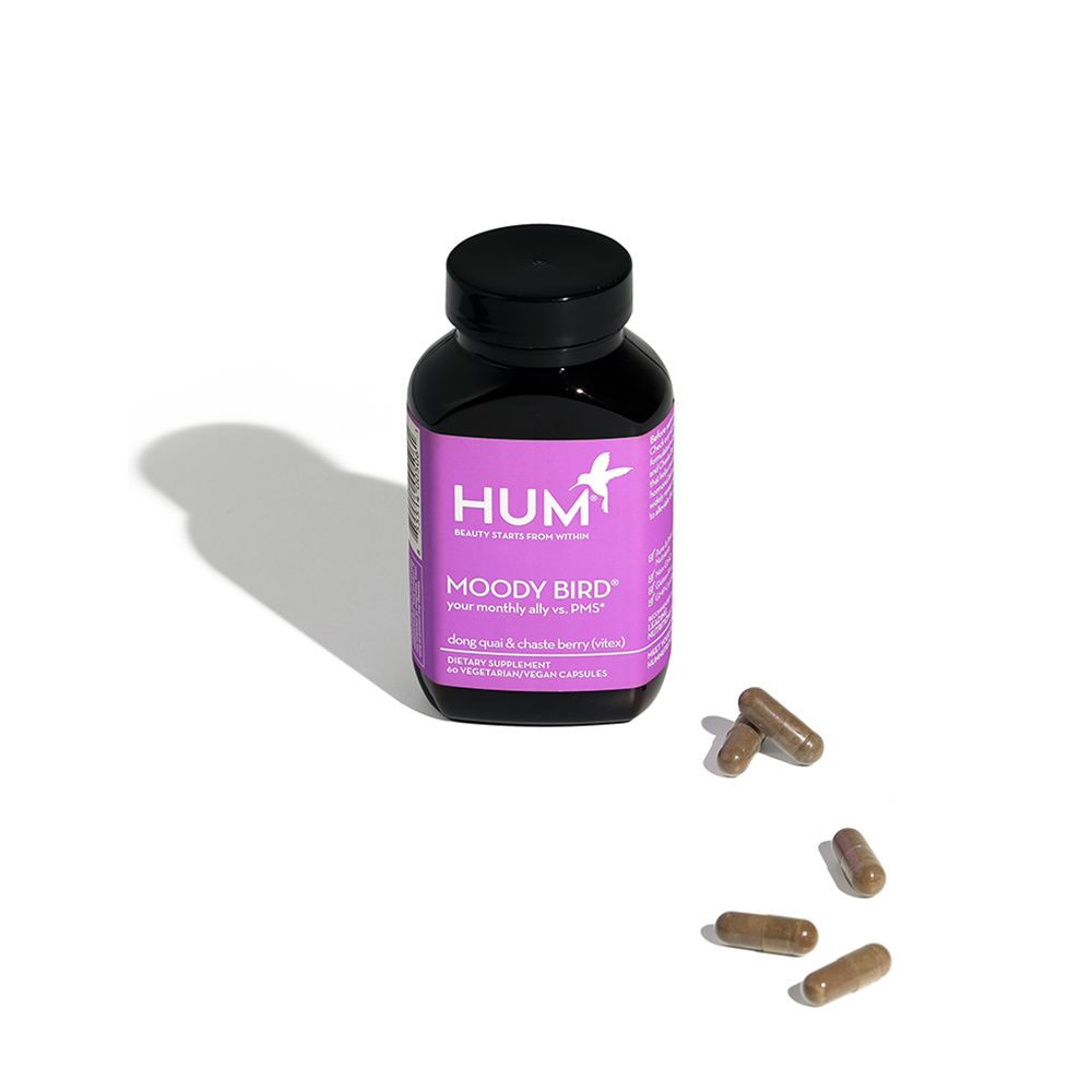 HUM Nutrition Moody Bird PMS Support Dietary Supplement (60 Capsules