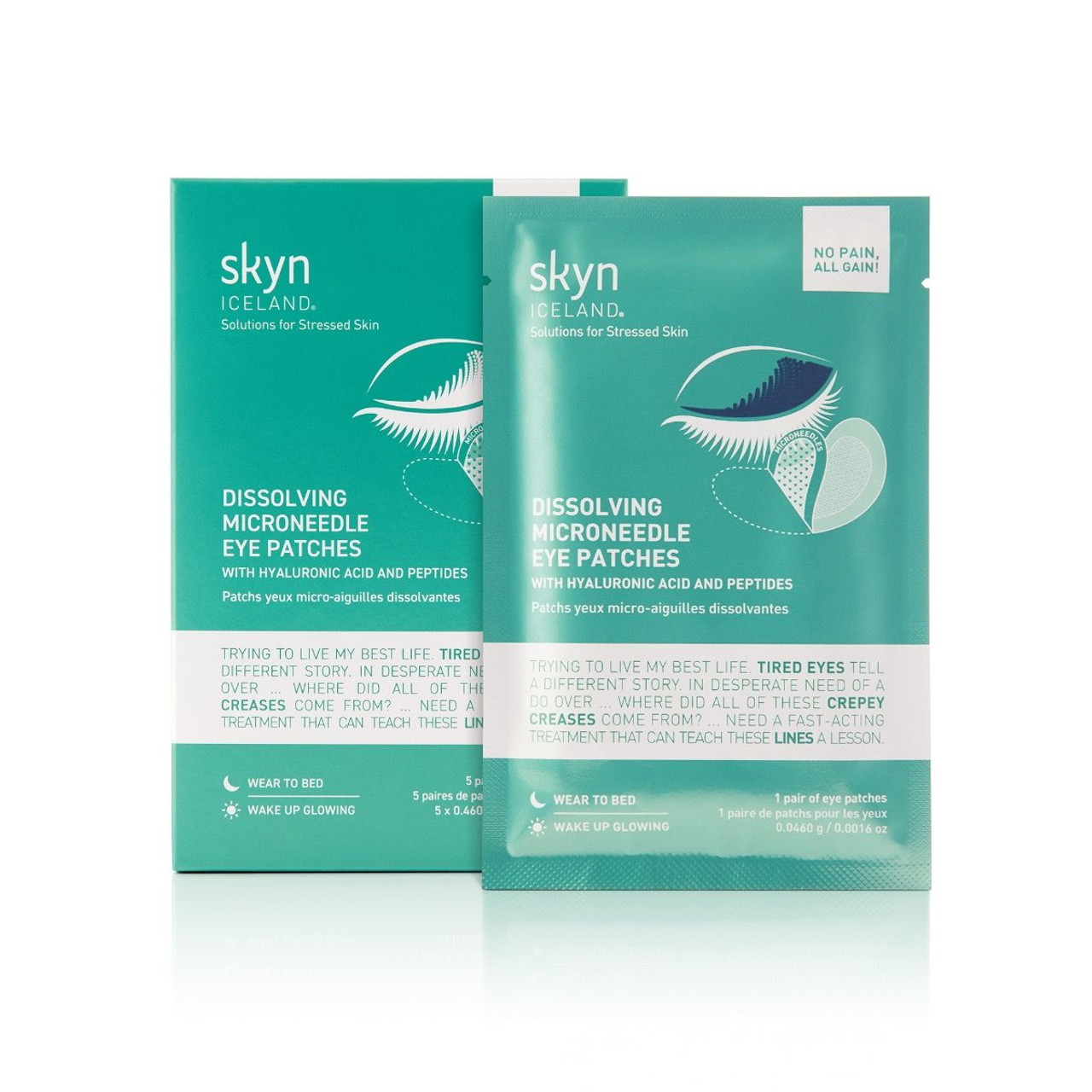 Skyn Iceland Dissolving Microneedle Eye Patches 5 Pairs Beauty Bridge 4563