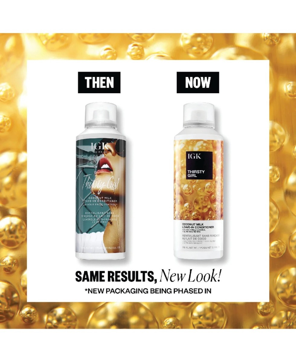 IGK Thirsty Girl Coconut Milk AntiFrizz LeaveIn Conditioner 5 oz. Beauty Bridge