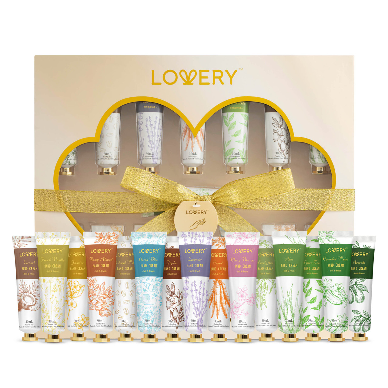 Lovery - Lovery Aromatherapy Lotion Home Spa Gift Box - Hand Cream