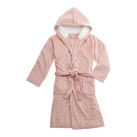 COCUS POCUS - Hooded Ribbed Robe Plus Size