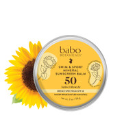 babo BOTANICALS - Swim & Sport Mineral Sunscreen Balm SPF 50 2 oz.