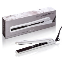 Cortex International - The Collection - 1.25 in. 100% Solid Ceramic Ionic & Far-Infrared Technology Flat Iron - WHITE