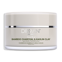 DIRRAN ORGANIC - BAMBOO CHARCOAL & KAOLIN CLAY - Facial Mask -  Age Defying and Pore Minimizing