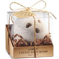 Lovery - Extral Large Coffee Bath Bomb, 7oz Handmade Spa Body Bath Fizzy
