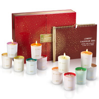 Lovery - 15-Pc. Candle Gift Set with 12 Scented Home Candles, Calendar &amp; Gold Pen