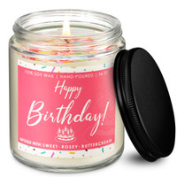 Lovery - Birthday Candle Gift Set, 7oz Scented Soy Happy Birthday Candles