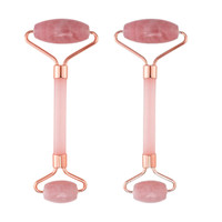 Lovery - Unisex 2 Pack Rose Quartz Facial Roller