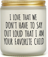 Lovery - Vanilla Scented Soy Wax Candle, 10oz