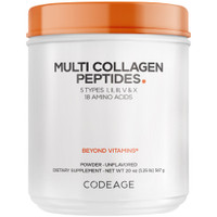 Codeage - Multi Collagen Protein Powder Peptides Powder Supplement 20 oz