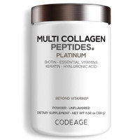 Codeage - Platinum Multi Collagen Protein + Biotin Powder Supplement 11.50 oz