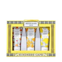 BEEKMAN 1802 - 3-Piece Hand Cream Sampler Juicy Peachy Lychee, Honey & Orange Blossom, Sunshine Lemon