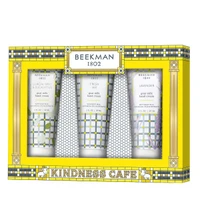 BEEKMAN 1802 - 3-Piece Hand Cream Sampler Glacial Mint & Eucalyptus, Fresh Air, Lavender
