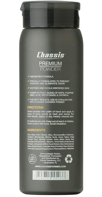 Chassis® Premium Powder, Man Care for Down There