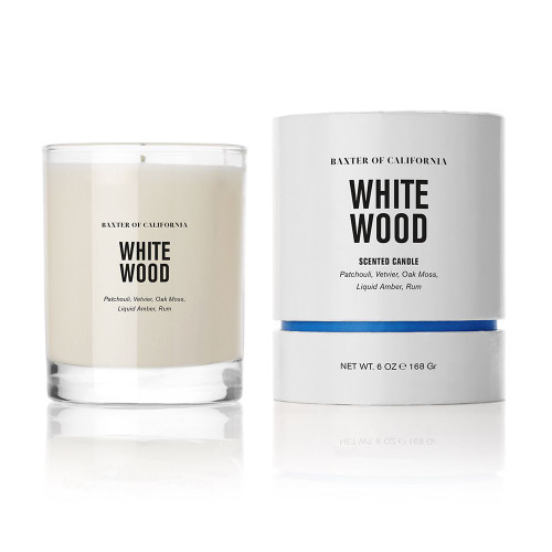 Baxter of California - White Wood Candle 6 oz.