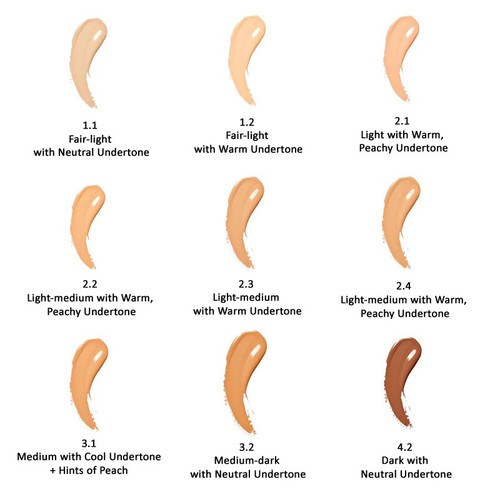 Smashbox studio skin deals foundation swatches 2.1