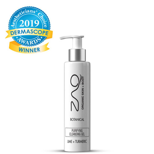 ZAQ - Organic Purifying Cleansing Gel - Lime + Turmeric - 6 oz