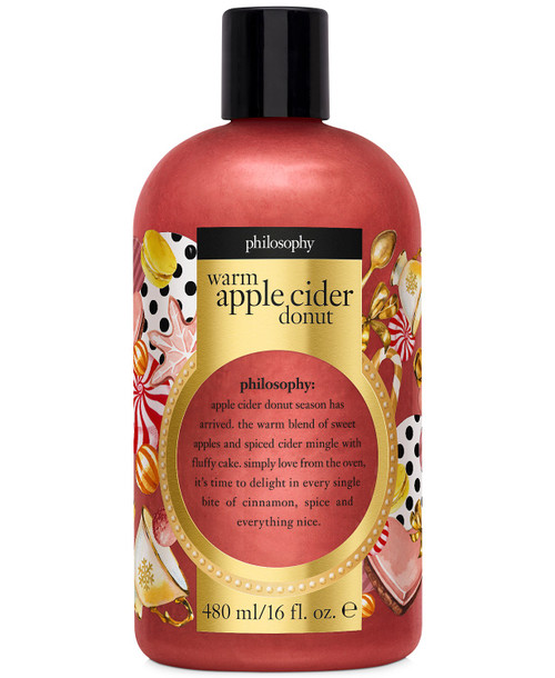Philosophy - Warm Apple Cider Donut Shampoo, Shower Gel & Bubble Bath 16 oz.