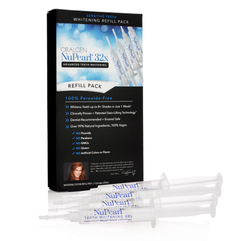 Oralgen - NuPearl.32x Advanced Teeth Whitening System Refill Pack 4 Syringes
