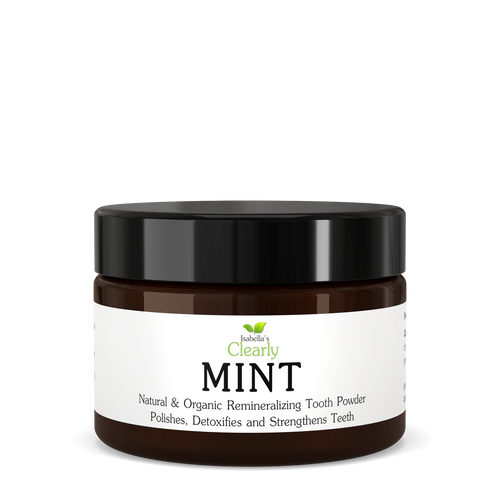 Isabella's Clearly - MINT, Remineralizing Tooth Powder (Fresh Mint) 3.4 oz.