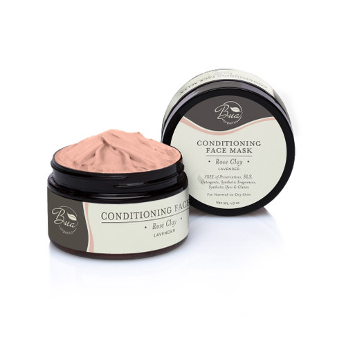 Bua Organics - Conditioning Face Mask - Rose Clay - 4 oz.