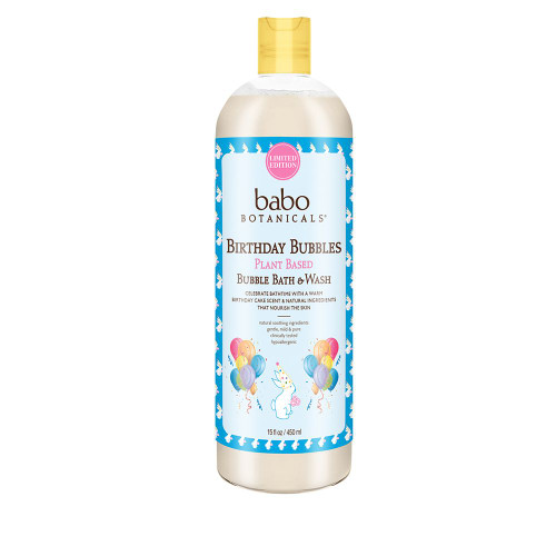 babo BOTANICALS - Birthday Bubbles Plant Based Bubble Bath & Wash 15 oz.
