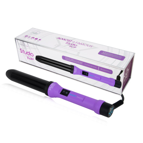 Almost Famous - 32mm Studio Series Curling Wand with Gem Infused Barrel - Orchids Delivered