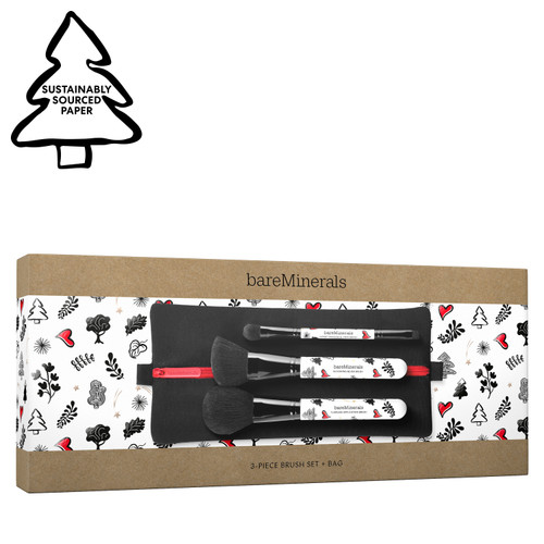 bareMinerals - 3-Piece Brush Set+Bag