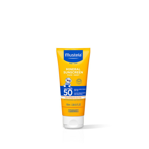 Mustela - Mineral Sunscreen Face+Body SPF 50 Lotion 3.4 oz.