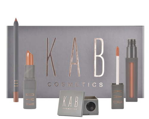 KAB Cosmetics - Sending Nudes Lip Kit