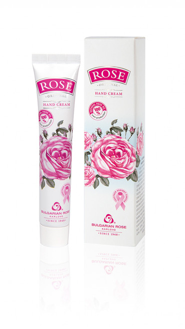 Bulgarian Rose Cosmetics - Rose Hand Cream with Natural Rose Oil