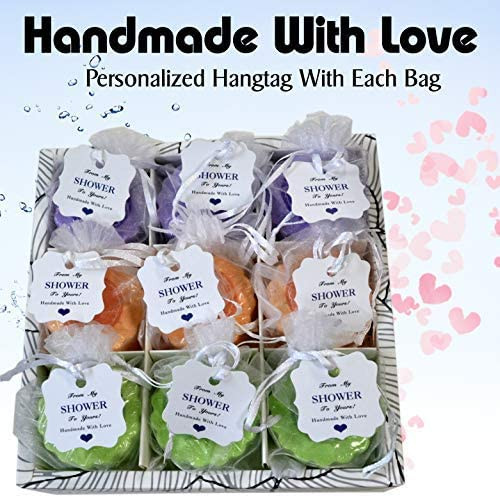 Pure Parker - Shower Steamer Gift Set - 18 Aromatherapy Bath Bombs Infused with Essential Oils. Bath Bomb Party Favors for Women.