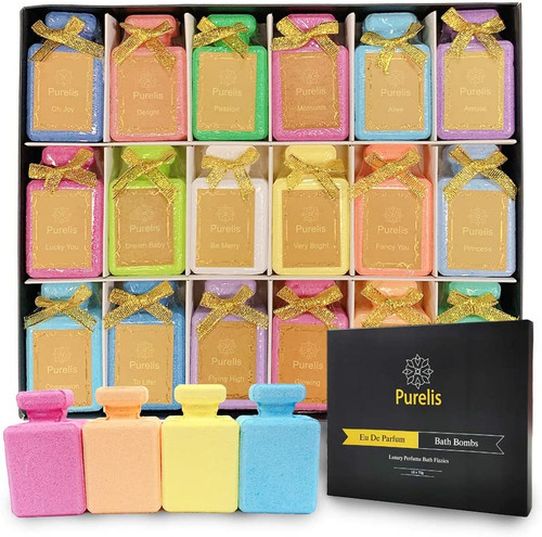 purelis - Perfume Gift Sets for Teens & Women Bath Bombs Set