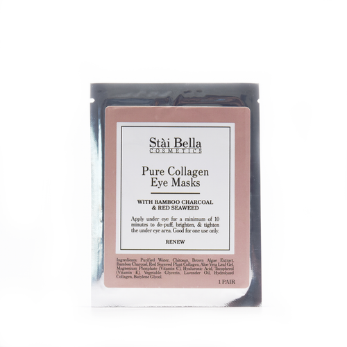 Stai Bella - Pure Collagen Eye Masks (with Bamboo Charcoal & Red Seaweed)