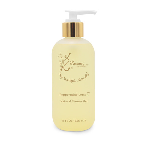 Kusum Cosmetics - Peppermint-Lemon Natural Shower Gel